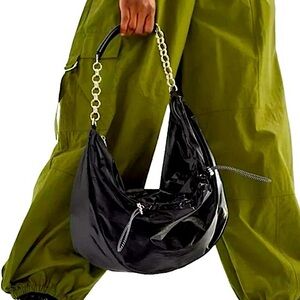 Urban Outfitters Sami Black Hobo Shoulder Purse Slouchy Lightweight Bag NWT